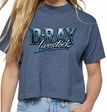 Load image into Gallery viewer, D-RAY Cropped Woman’s Tee
