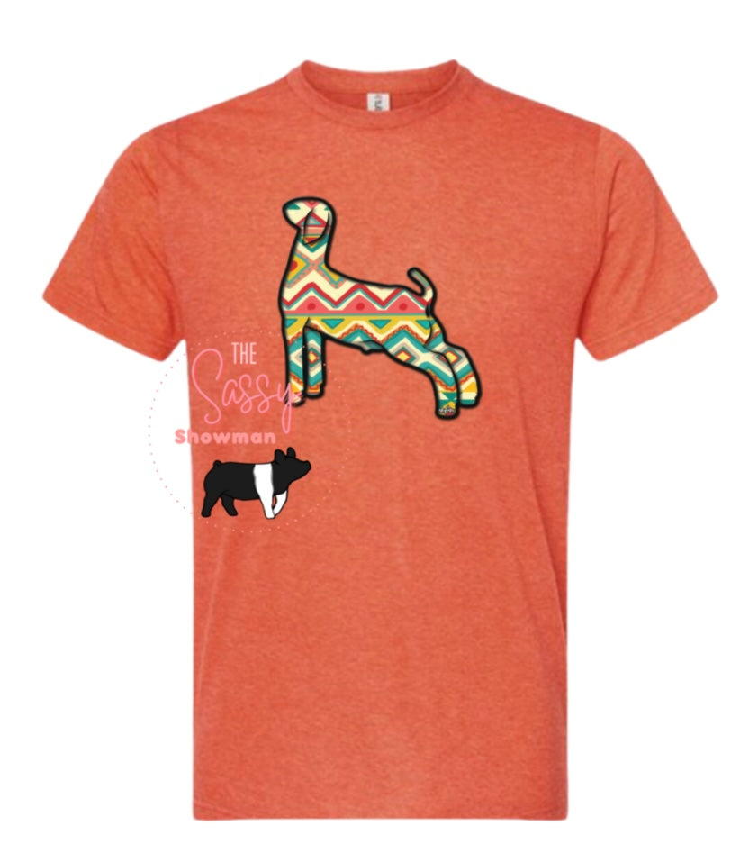 Orange Aztec Goat